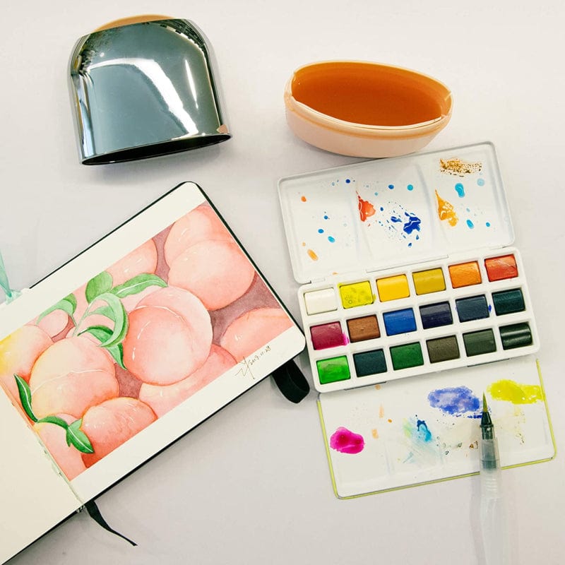 Himi Pittura Watercolor paint set - 18 colors