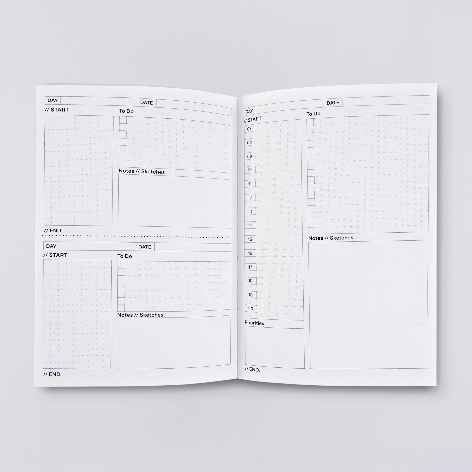 The Completist Planner Daily Planner Beams