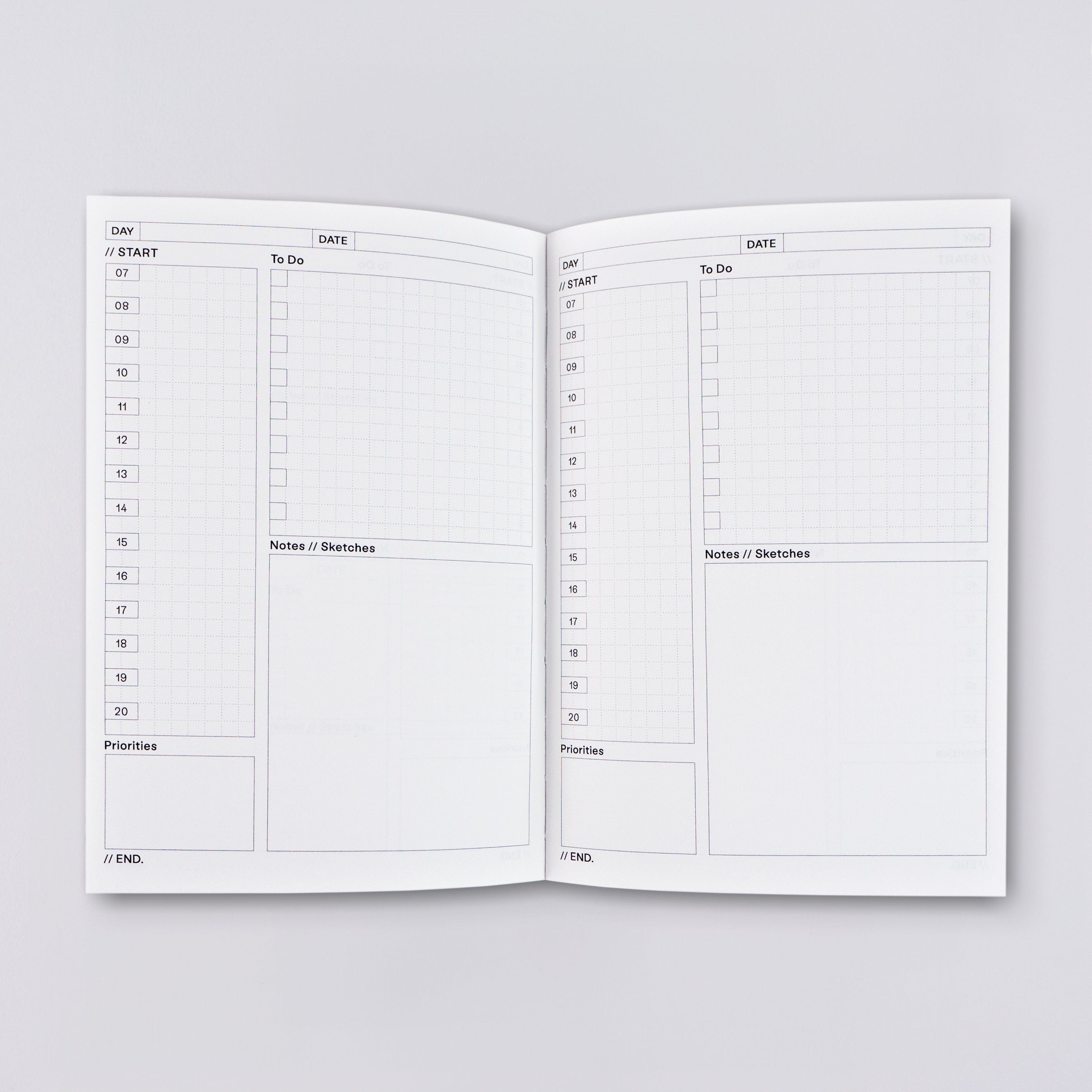 The Completist Planner Daily Planner Beams