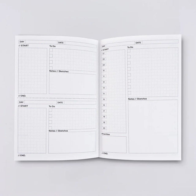 The Completist Planner Daily Planner Ginger