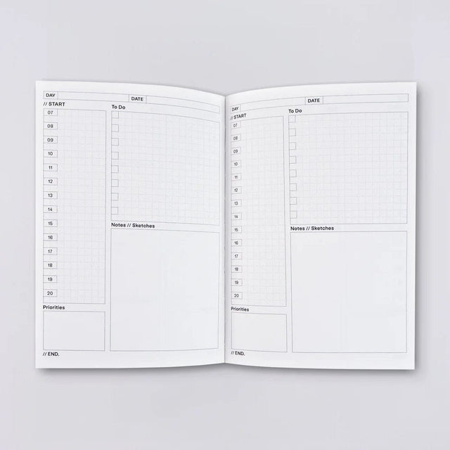 The Completist Planner Daily Planner Ginger