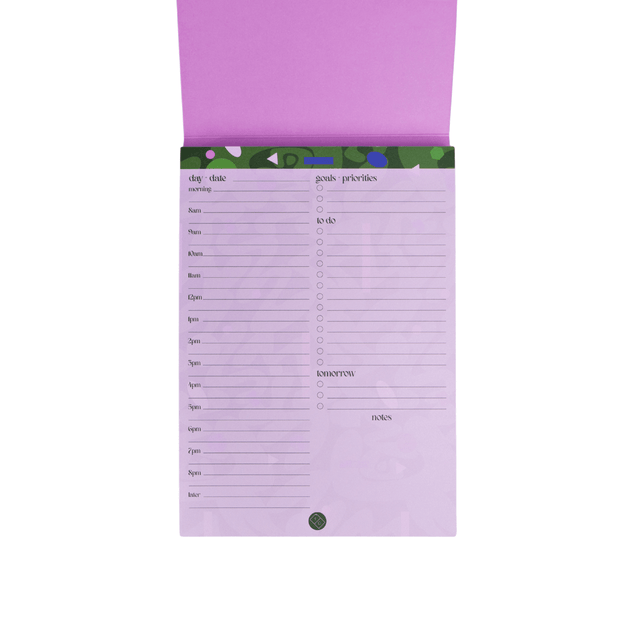 August Notepad Daily Planner Pad August – SayPaper