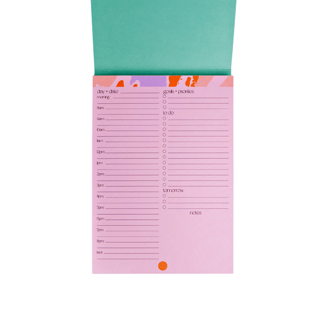 The Completist Planner Daily Planner Pad Palette Knife