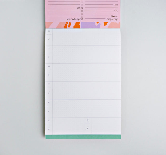The Completist Planner Daily Planner Pad Palette Knife