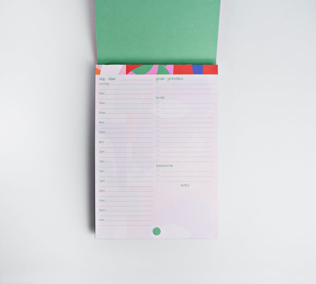 The Completist Planner Daily Planner Pad Palm Spring