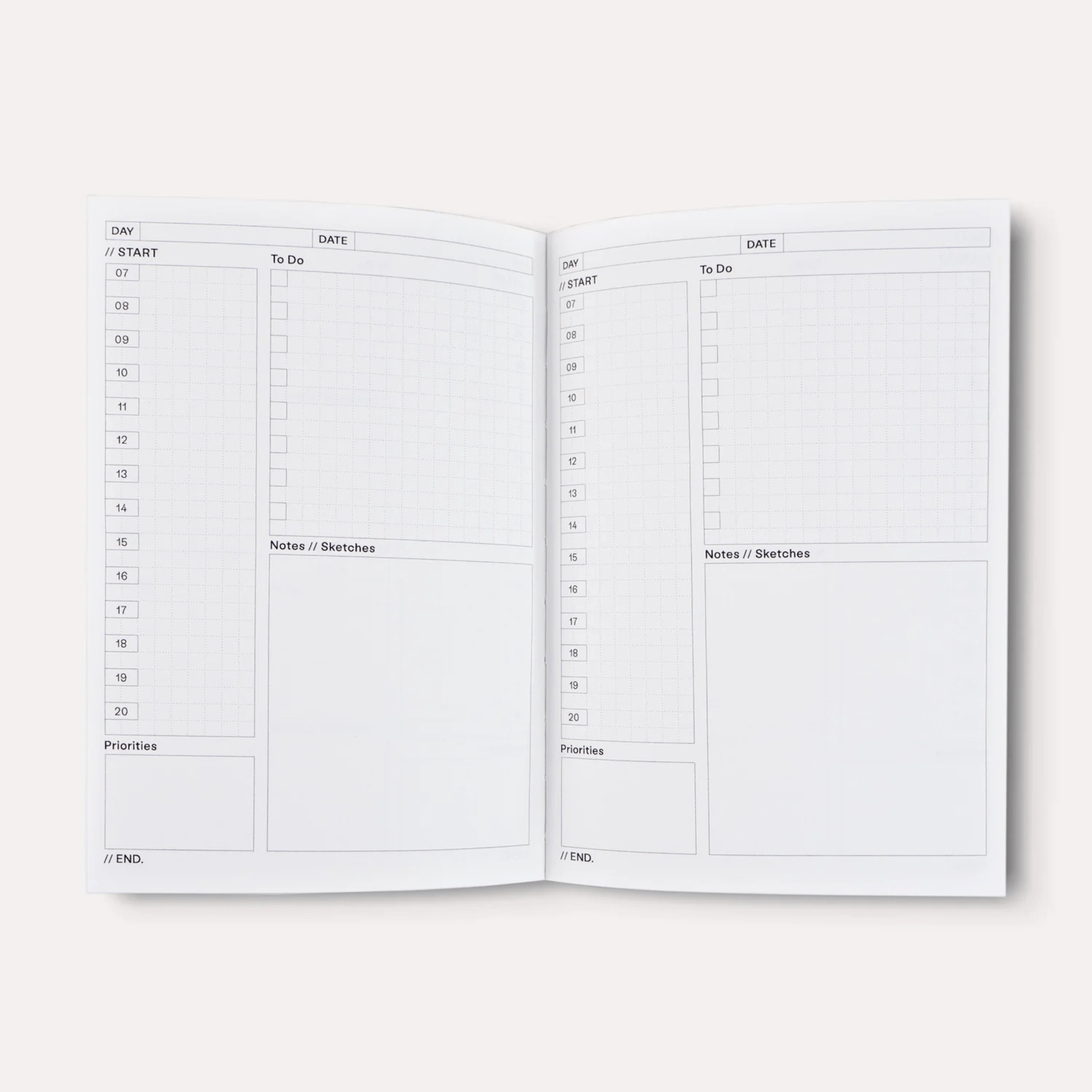 The Completist Planner Daily Planner Palermo