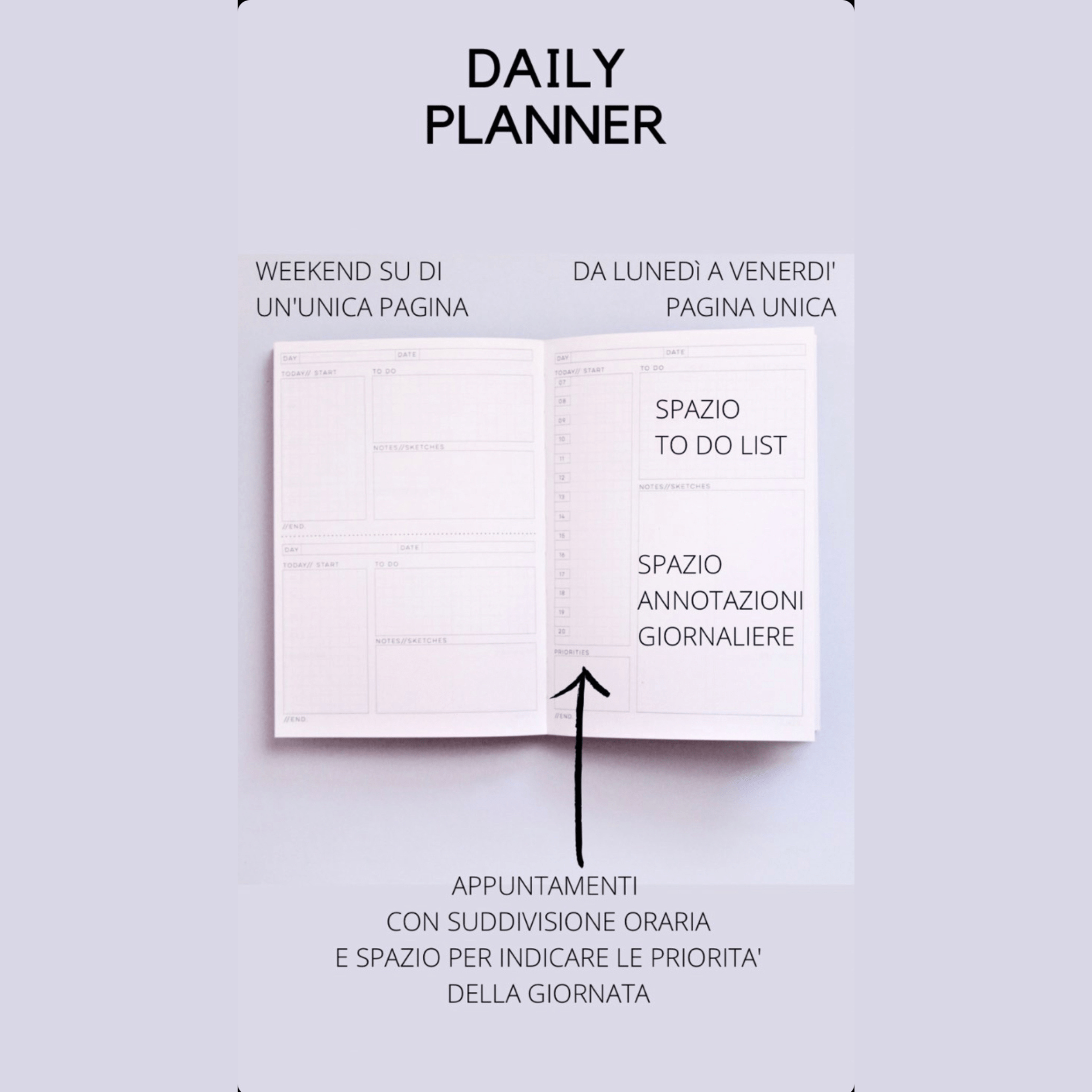 The Completist Planner Daily Planner Shadow Brush