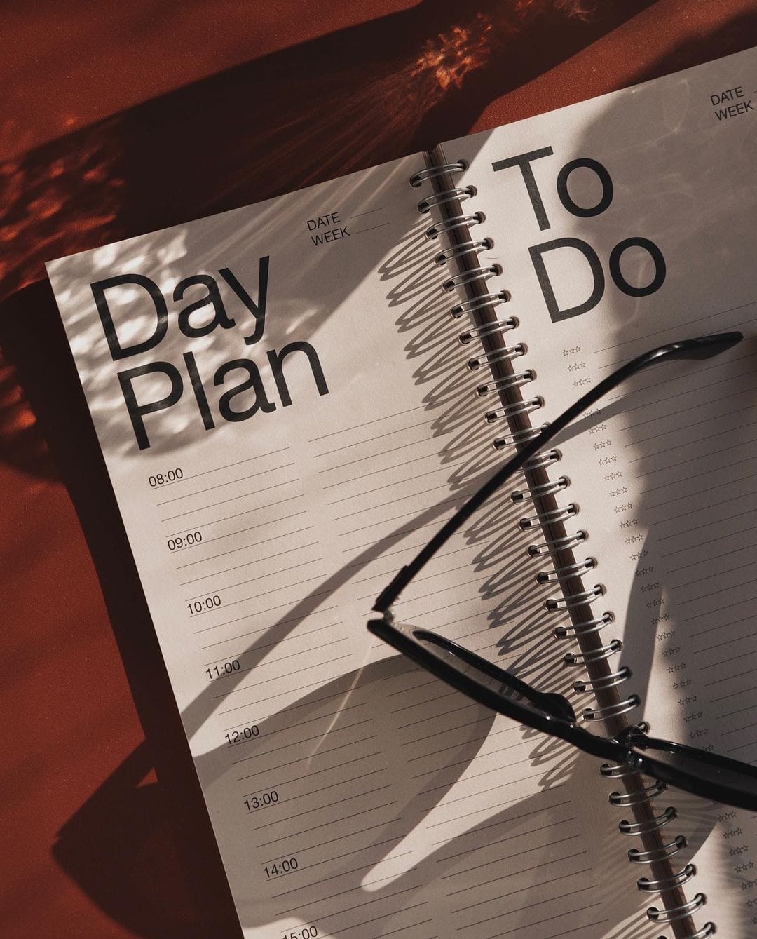 Marjolein Delhaas Planner Day Plan & Things To Do - Washed Pink