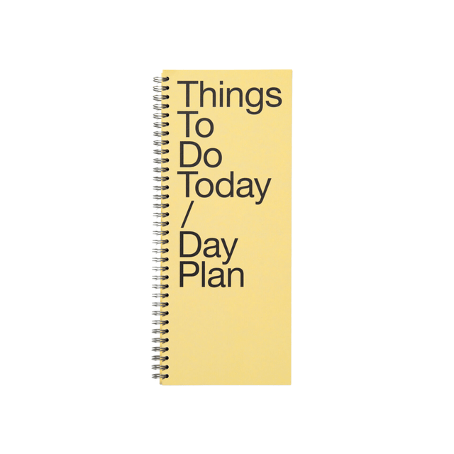 Marjolein Delhaas Planner Day Plan & Things To Do - Yellow