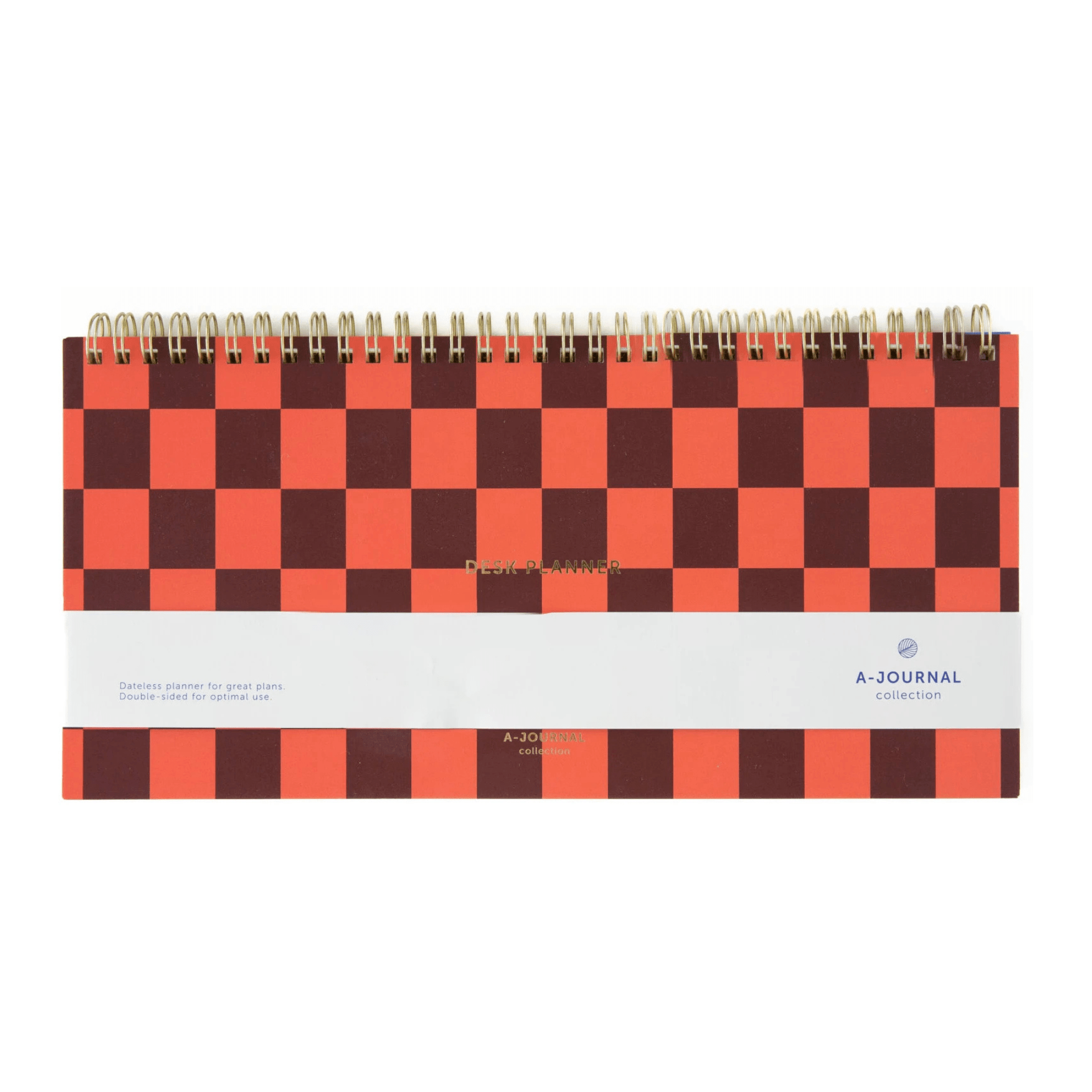 A-Journal Planner Desk Planner Checkered