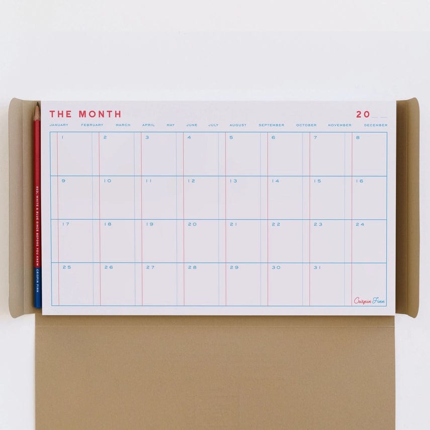 Crispin Finn Planner Desk Planner mensile Crispin Finn