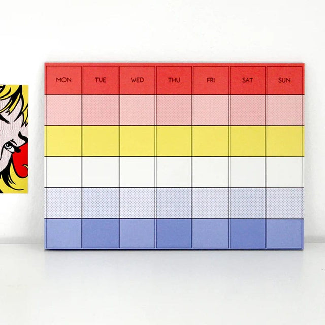 Paperways Planner Desk Planner Monthly Palette - Lichtenstein