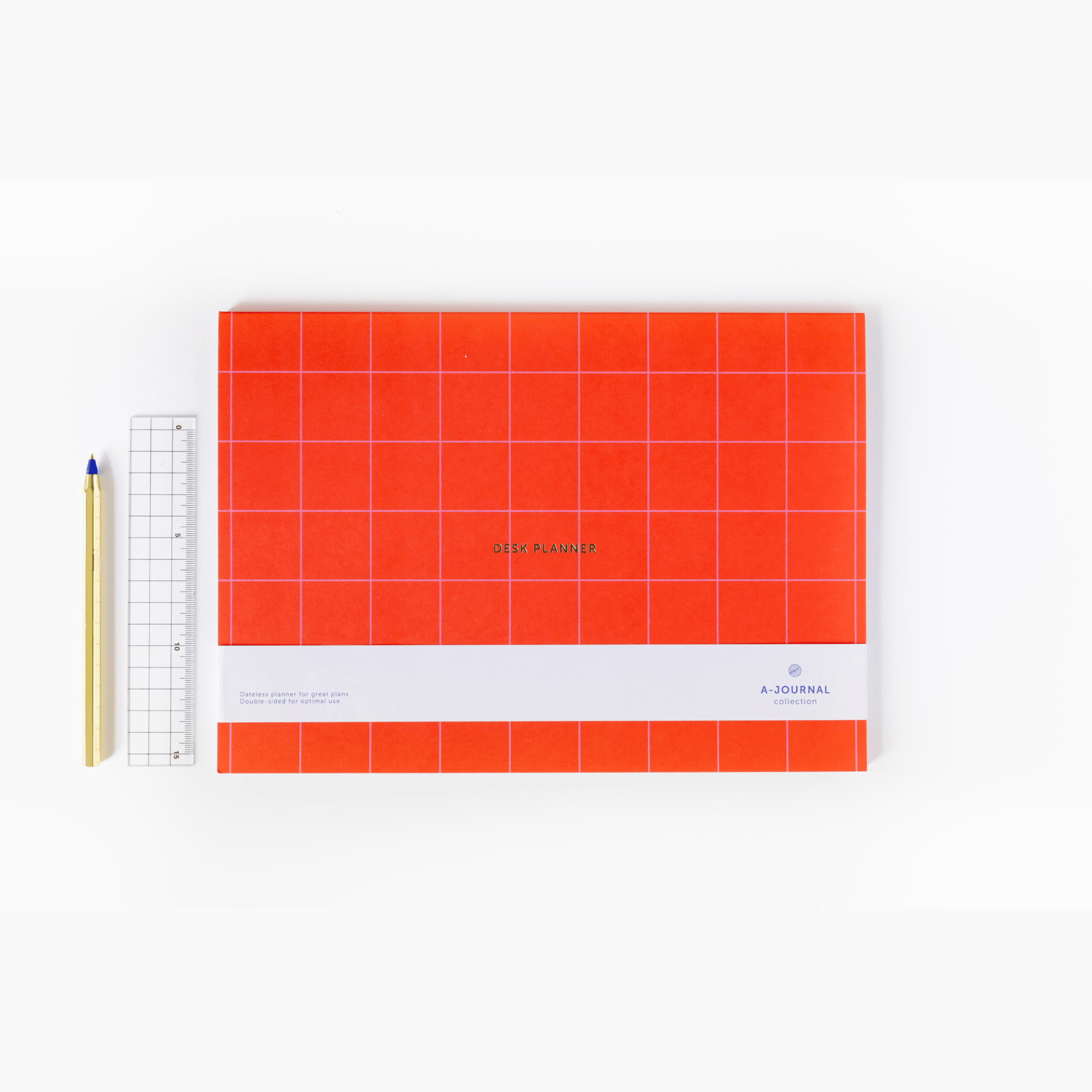 A-Journal Planner Desk Planner Red