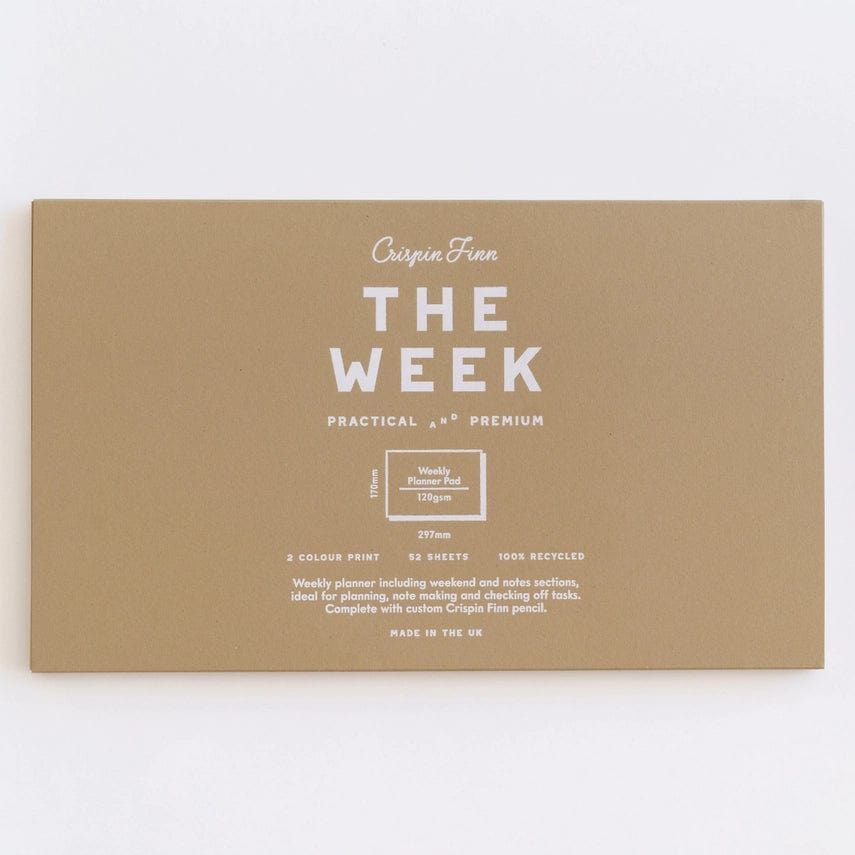 Crispin Finn Planner Desk Planner settimanale Crispin Finn