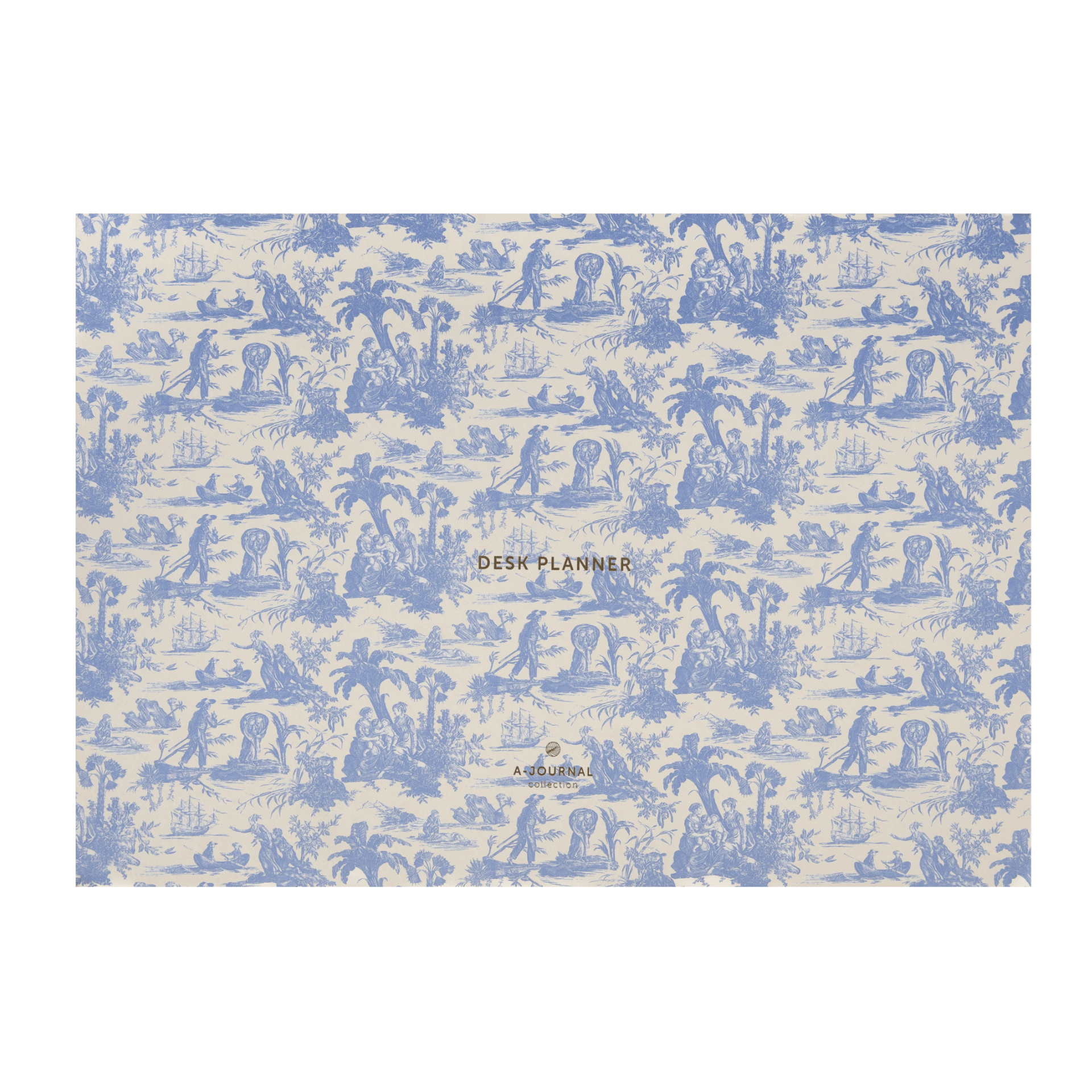 A-Journal Planner Desk Planner Toile de Jouy