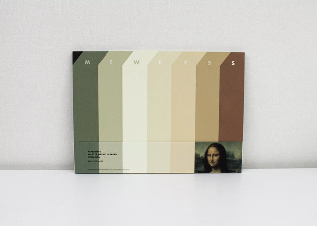 Paperways Planner Desk Planner Weekly Palette - Mona Lisa