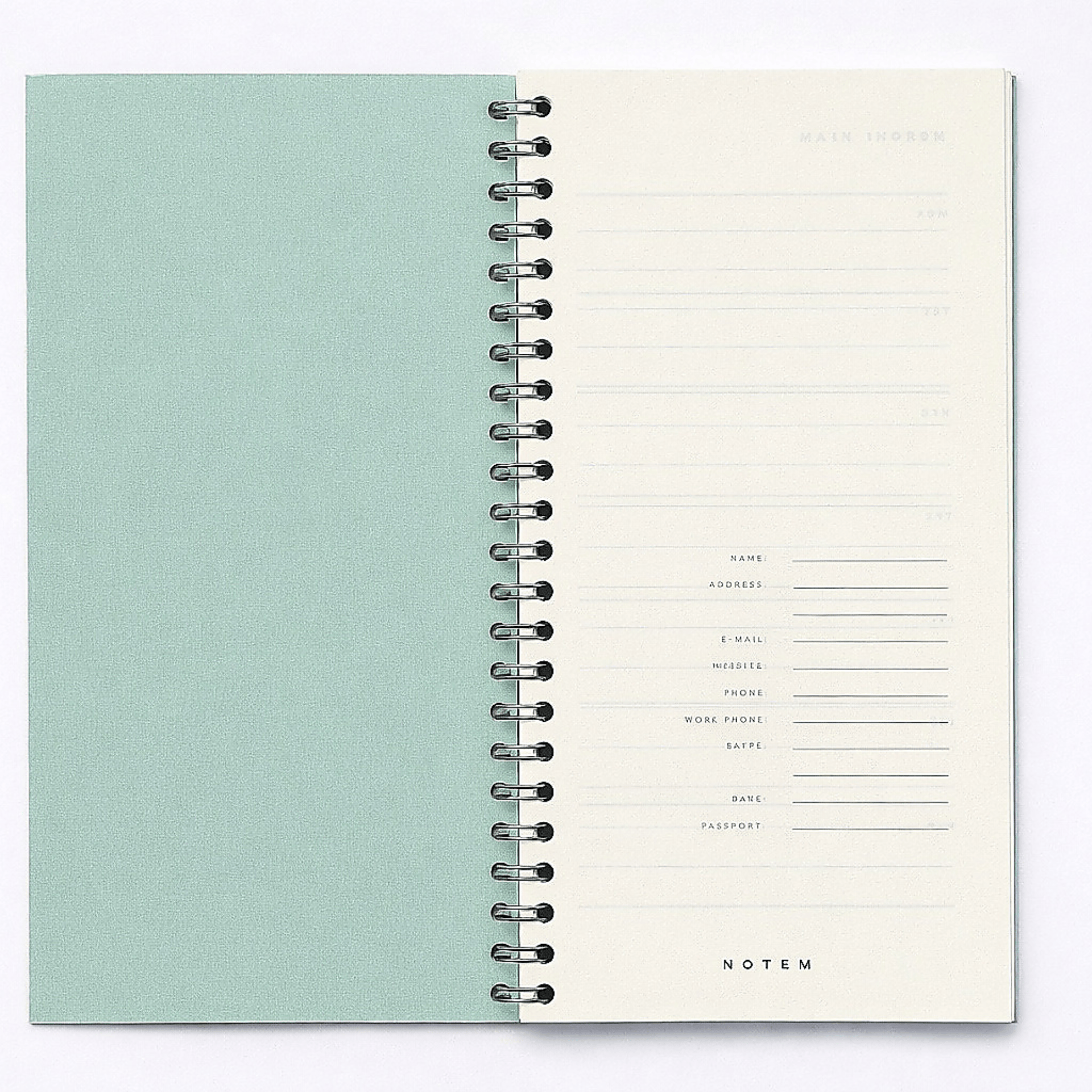 Notem Planner Luca Weekly Planner