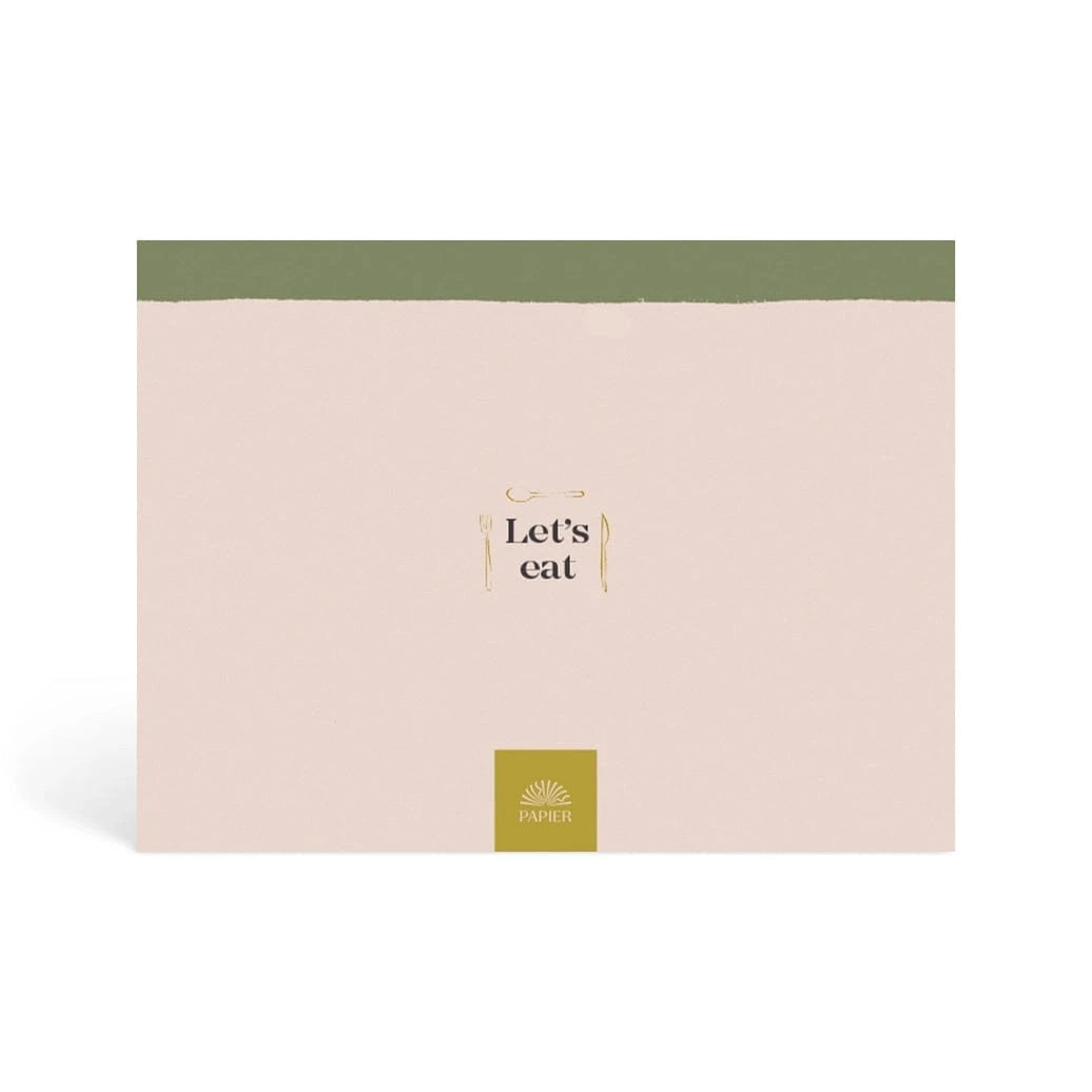 Papier Planner Meal Planner - On the Menu