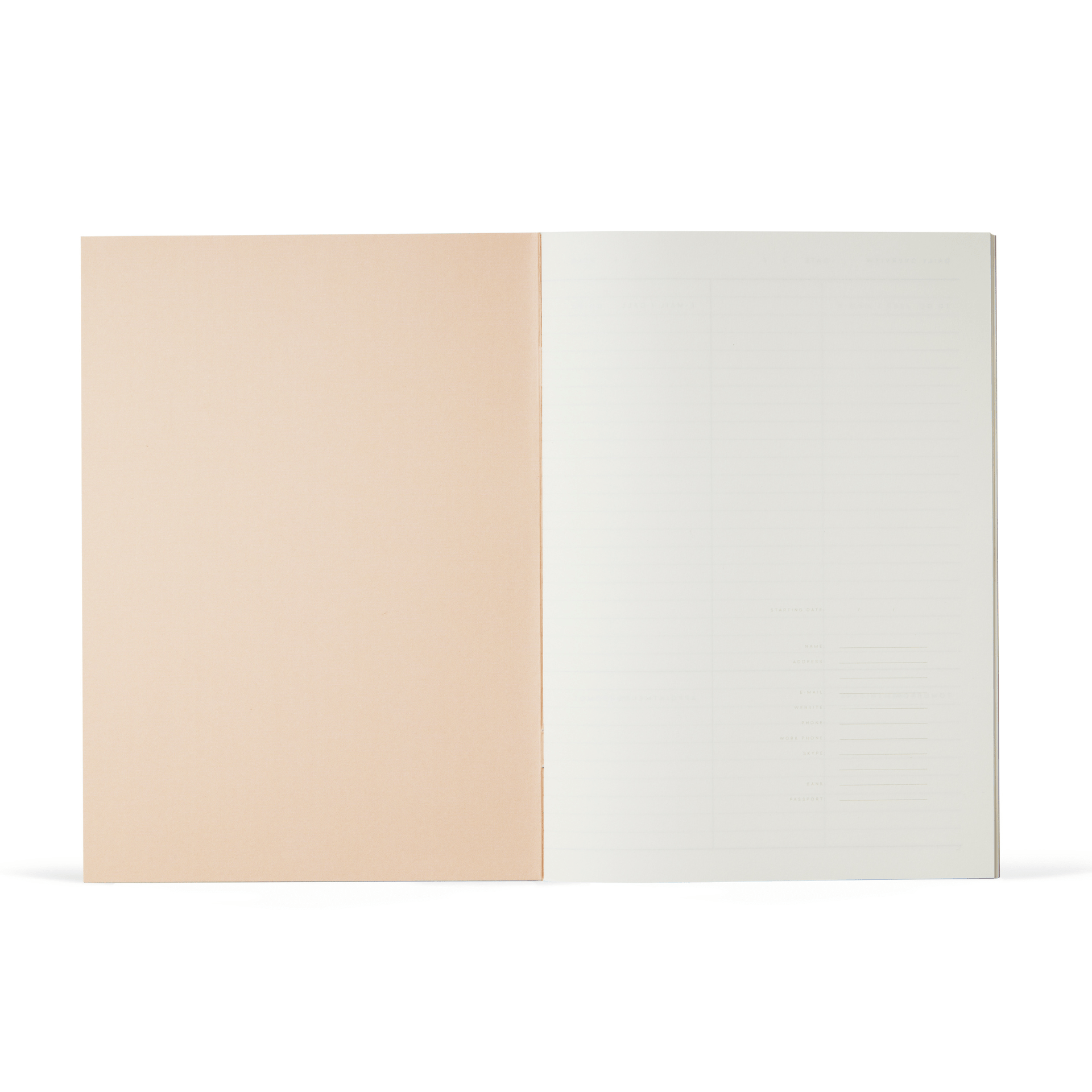 Notem Planner Milo Work Journal Blue