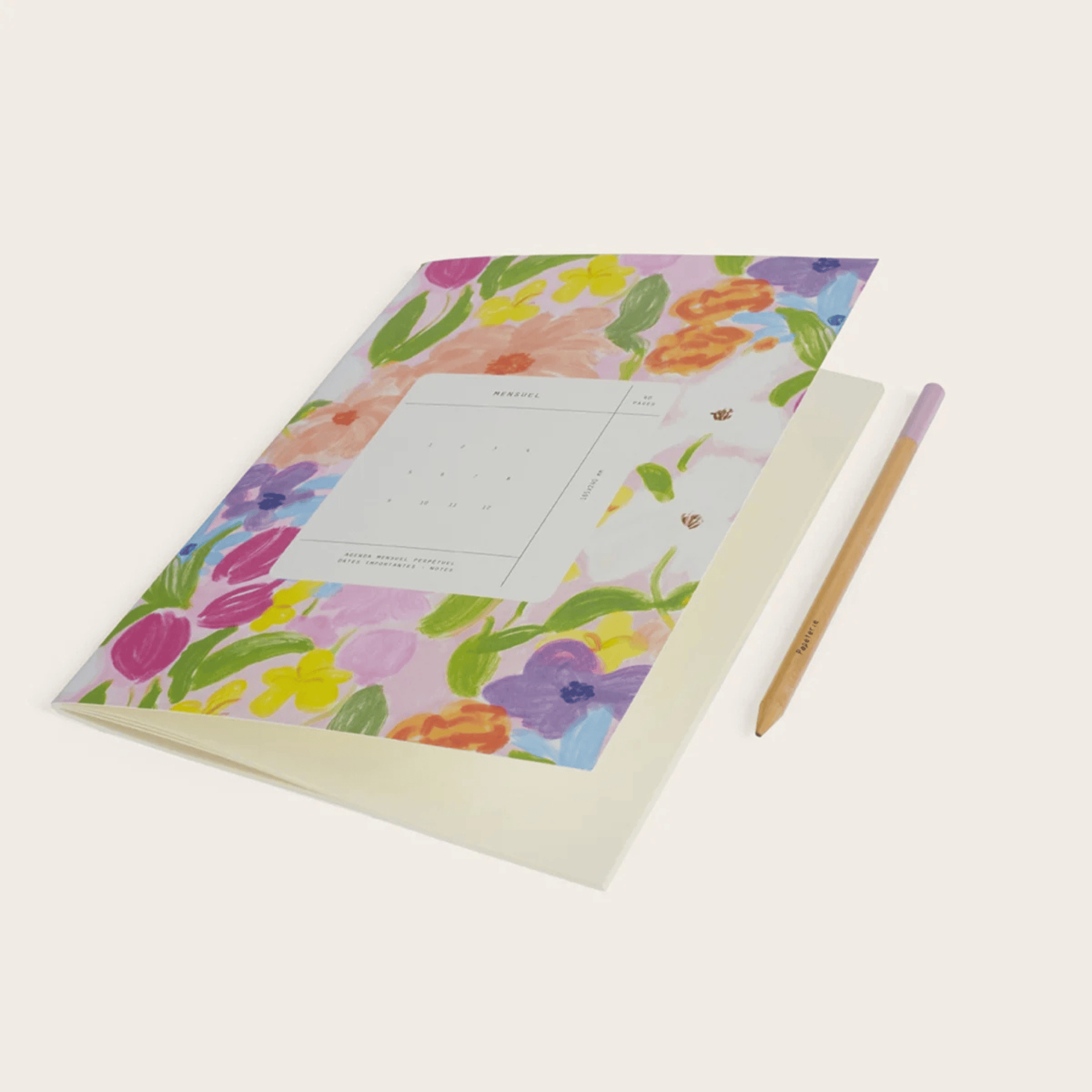 Season Paper Planner Monthly Planner Jardin