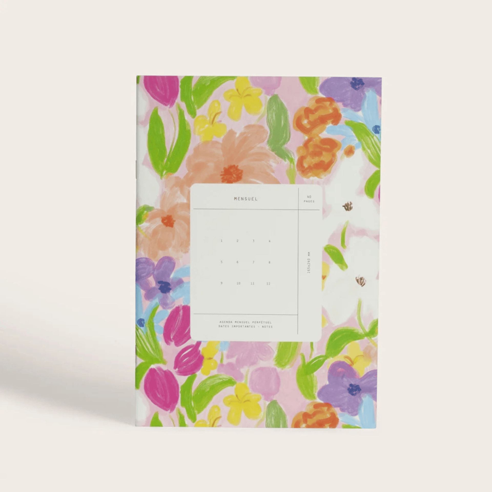 Season Paper Planner Monthly Planner Jardin
