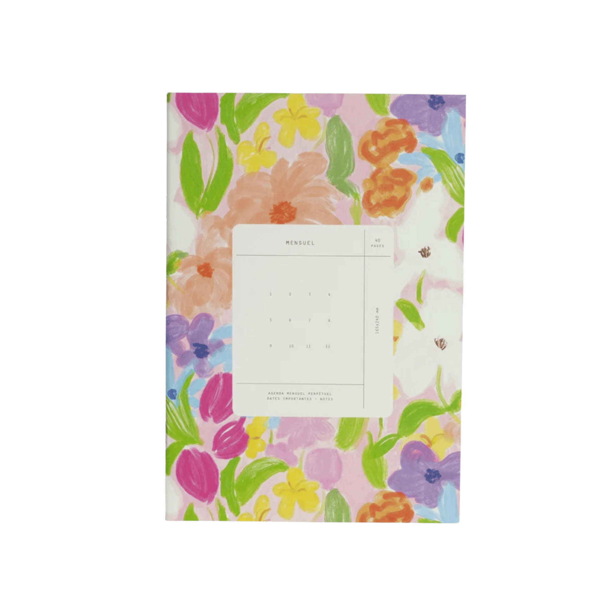Season Paper Planner Monthly Planner Jardin