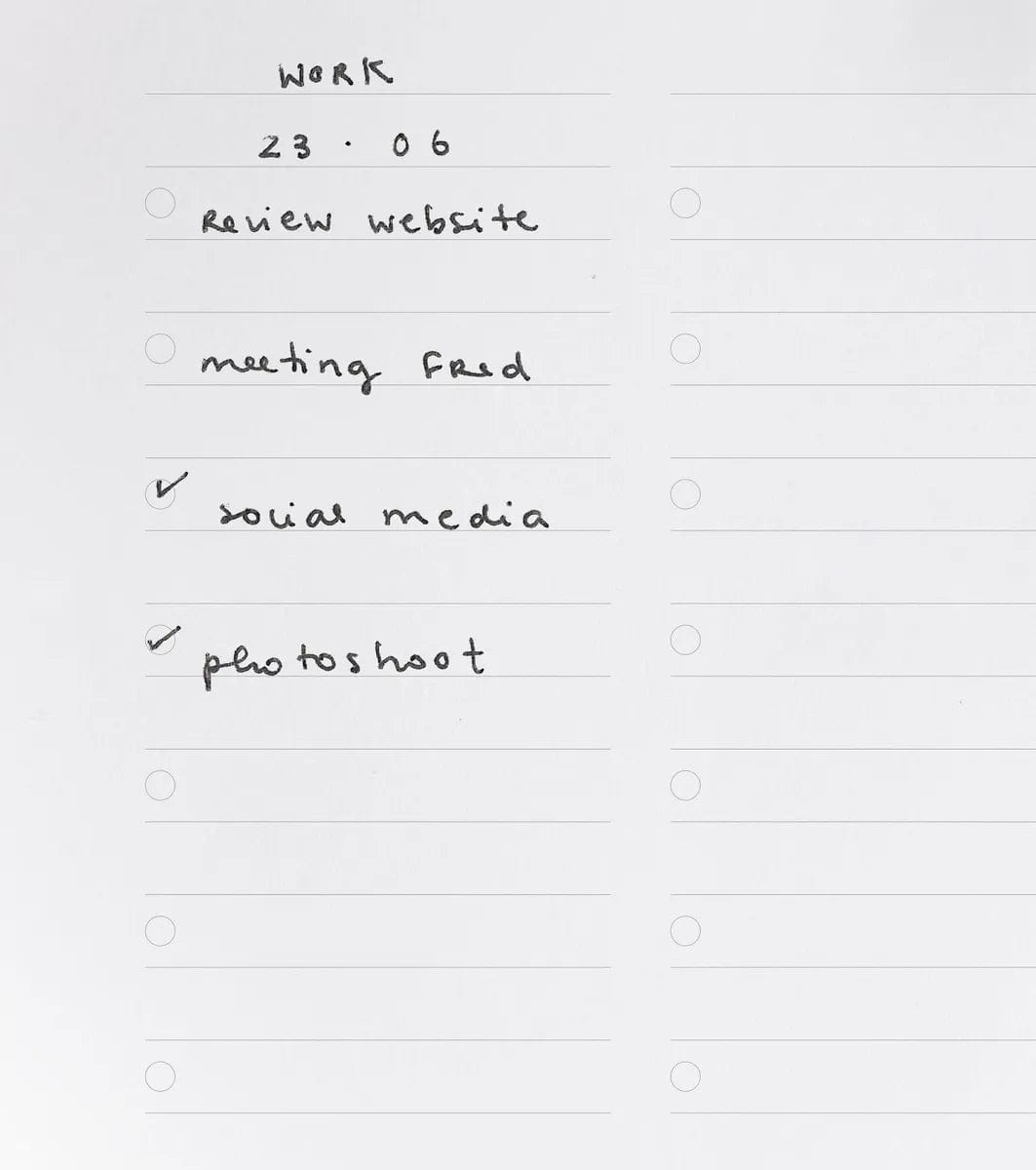 Mishmash Planner Naked Chechlist - quaderno delle liste