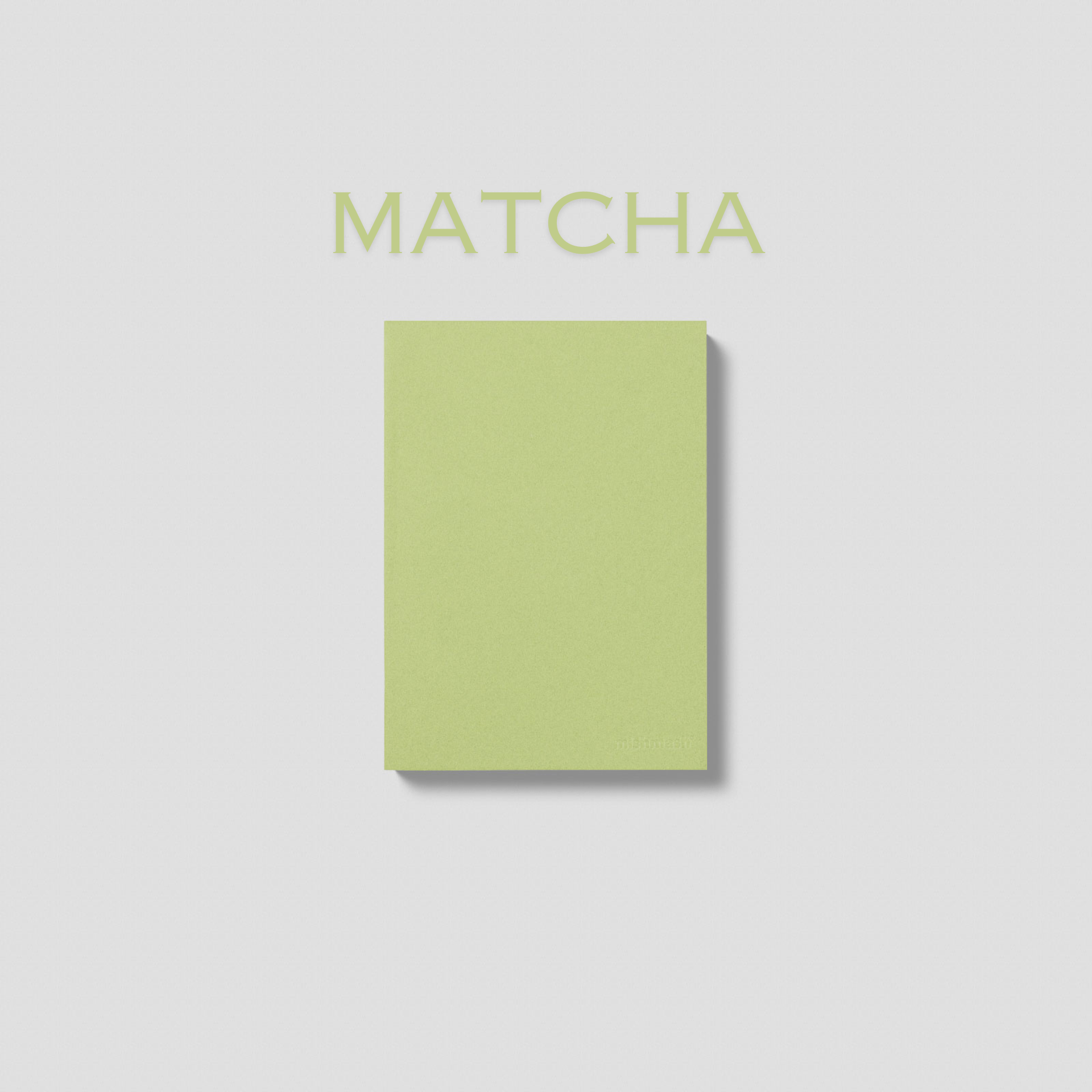Mishmash Planner MATCHA Naked Chechlist - quaderno delle liste