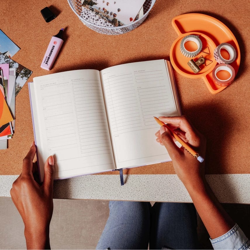 Papier Planner Planner Giornaliero Colourblock