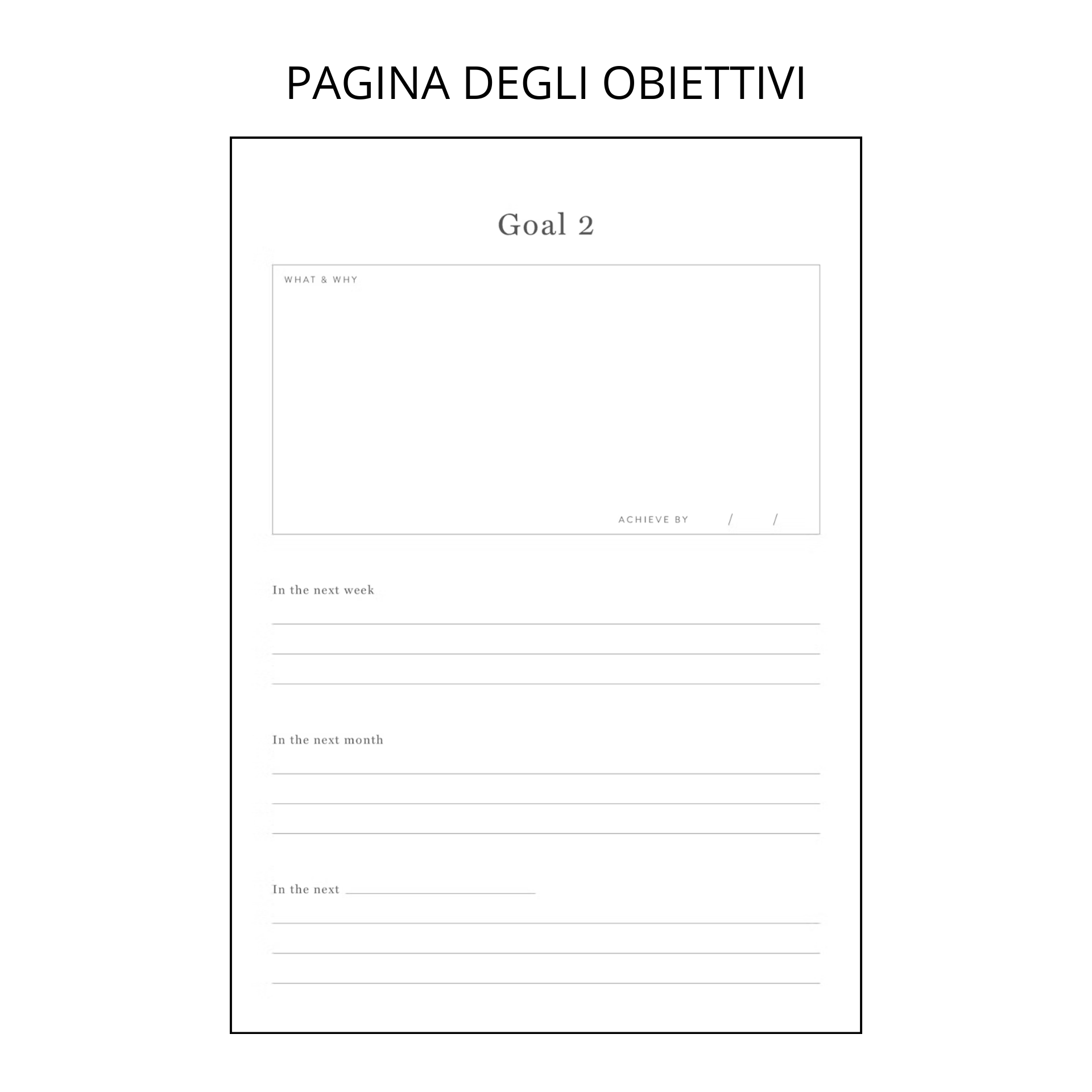 Papier Planner Planner Giornaliero Colourblock