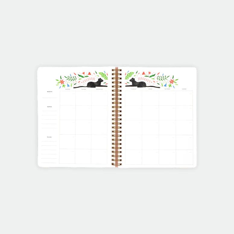 All The Way To Say Planner Planner Mensile con Spirale Green Jungle