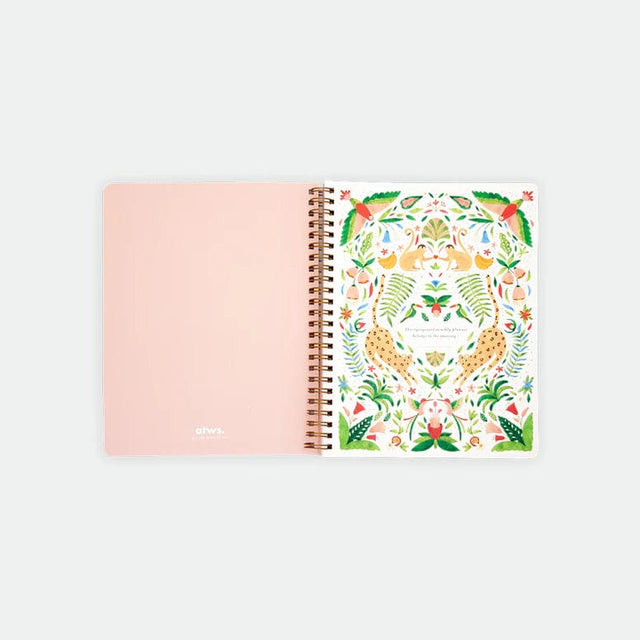 All The Way To Say Planner Planner Mensile con Spirale Green Jungle