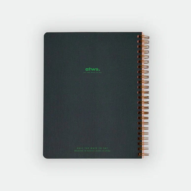 All The Way To Say Planner Planner Mensile con Spirale Green Jungle