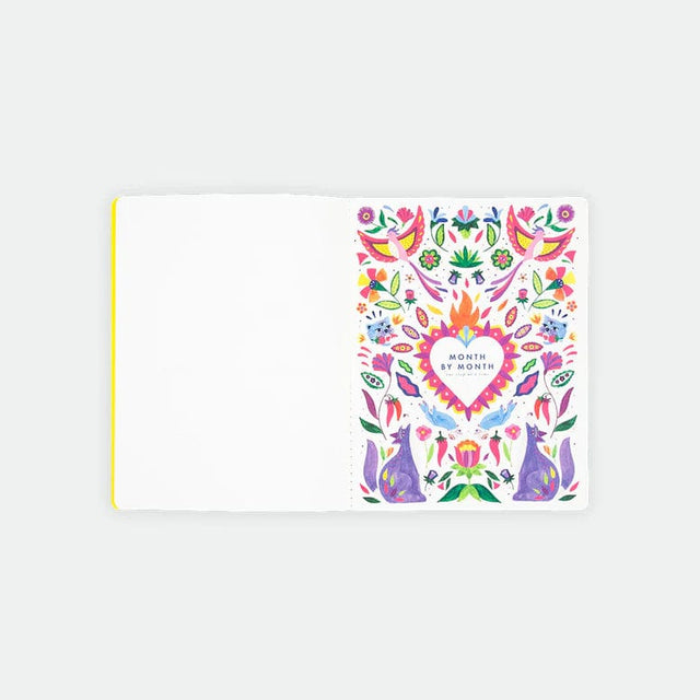 All The Way To Say Planner Planner Mensile Mexico Fluo