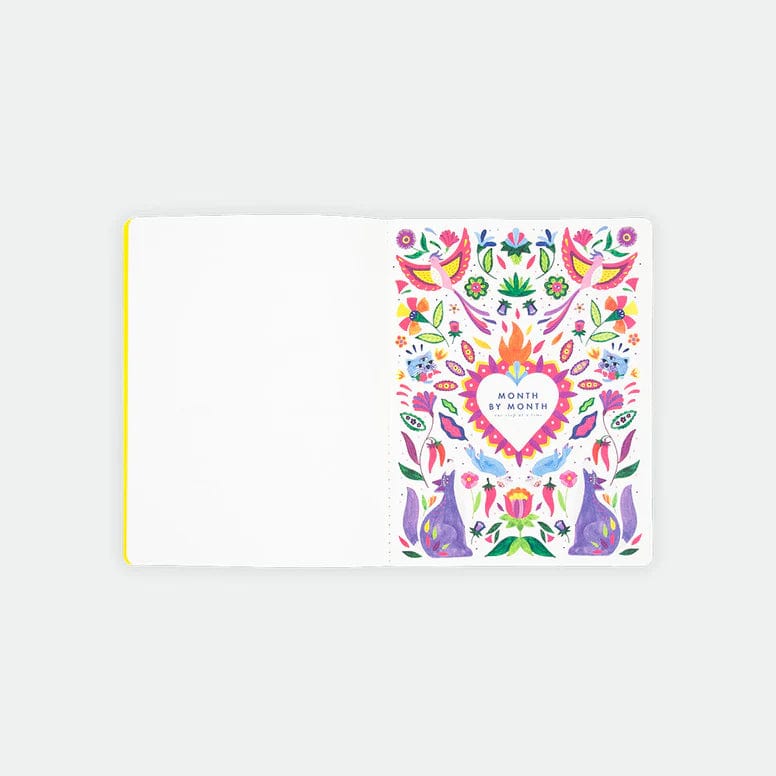 All The Way To Say Planner Planner Mensile Mexico Fluo