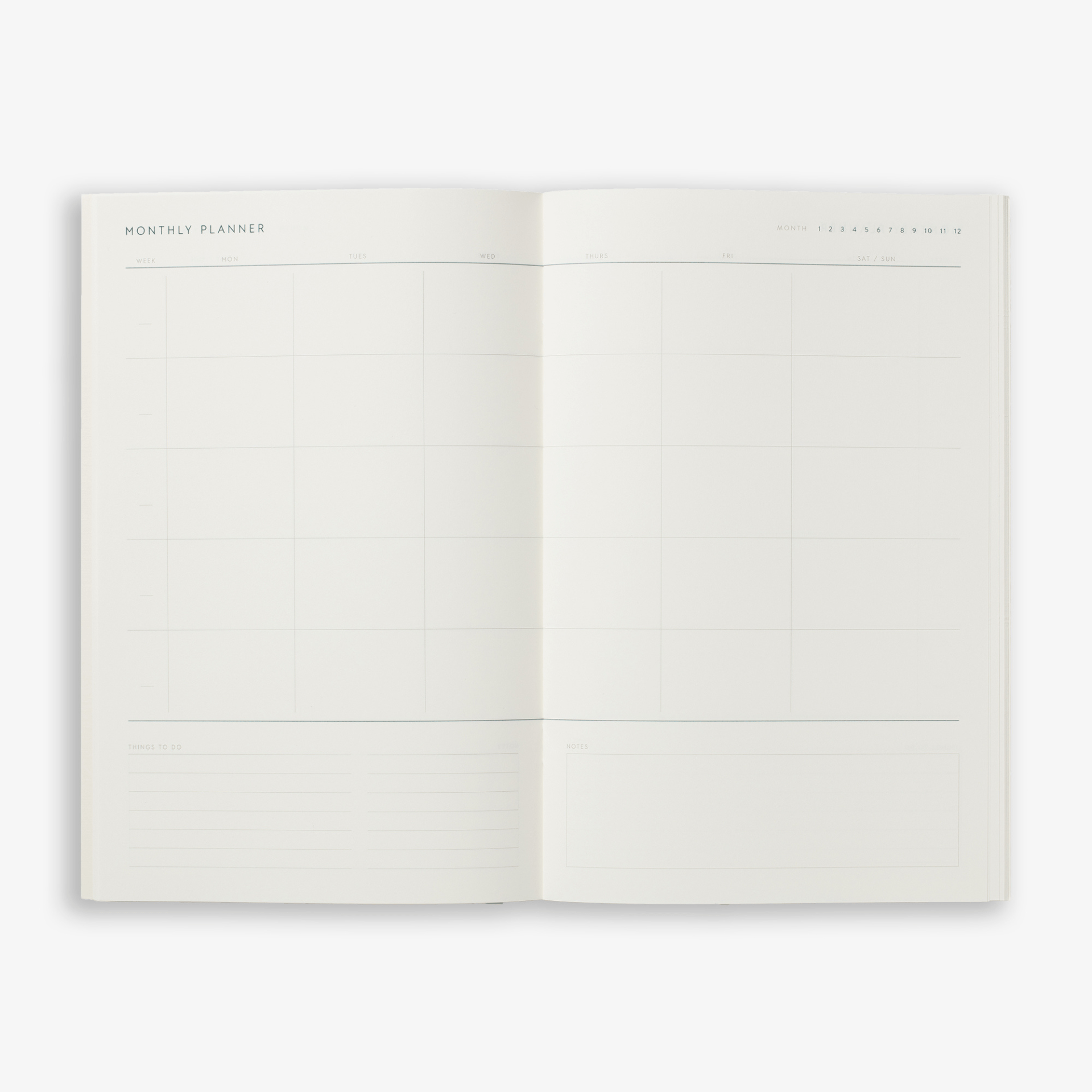 Kartotek Planner Planner Notebook - Monthly