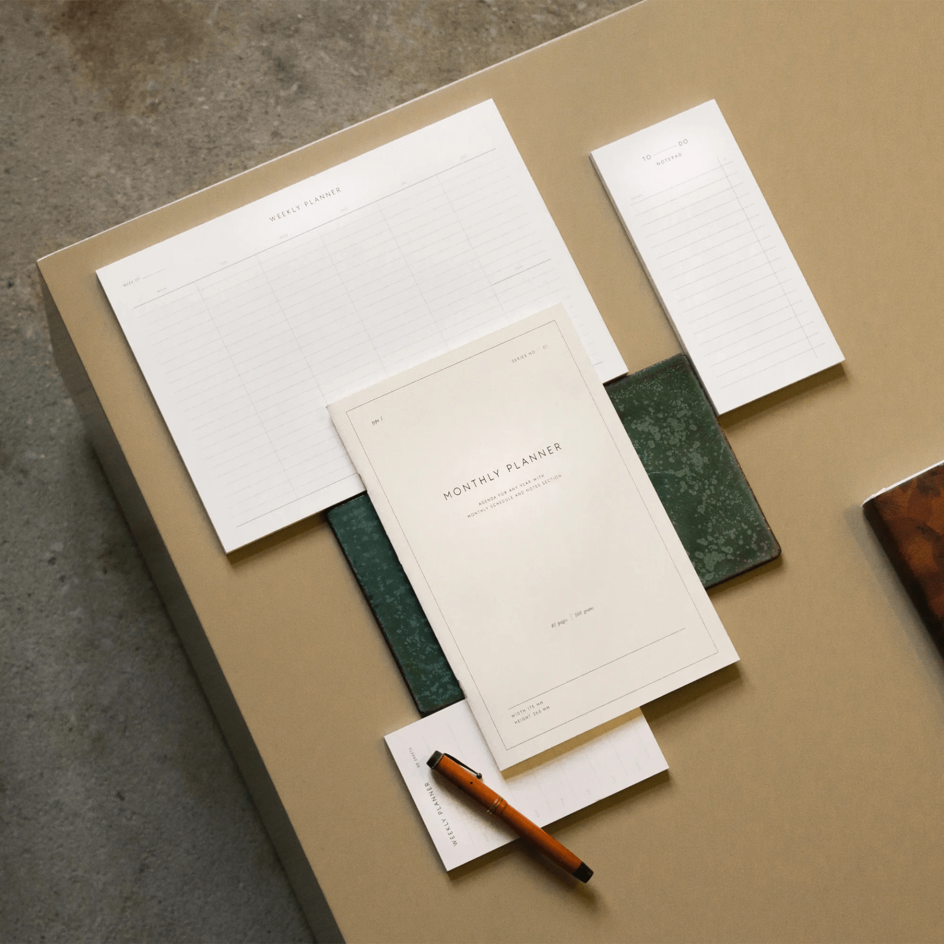 Kartotek Planner Planner Notebook - Monthly