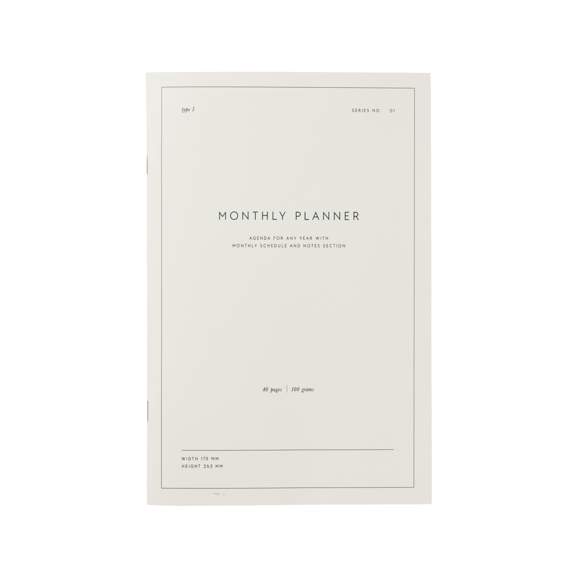 Kartotek Planner Planner Notebook - Monthly