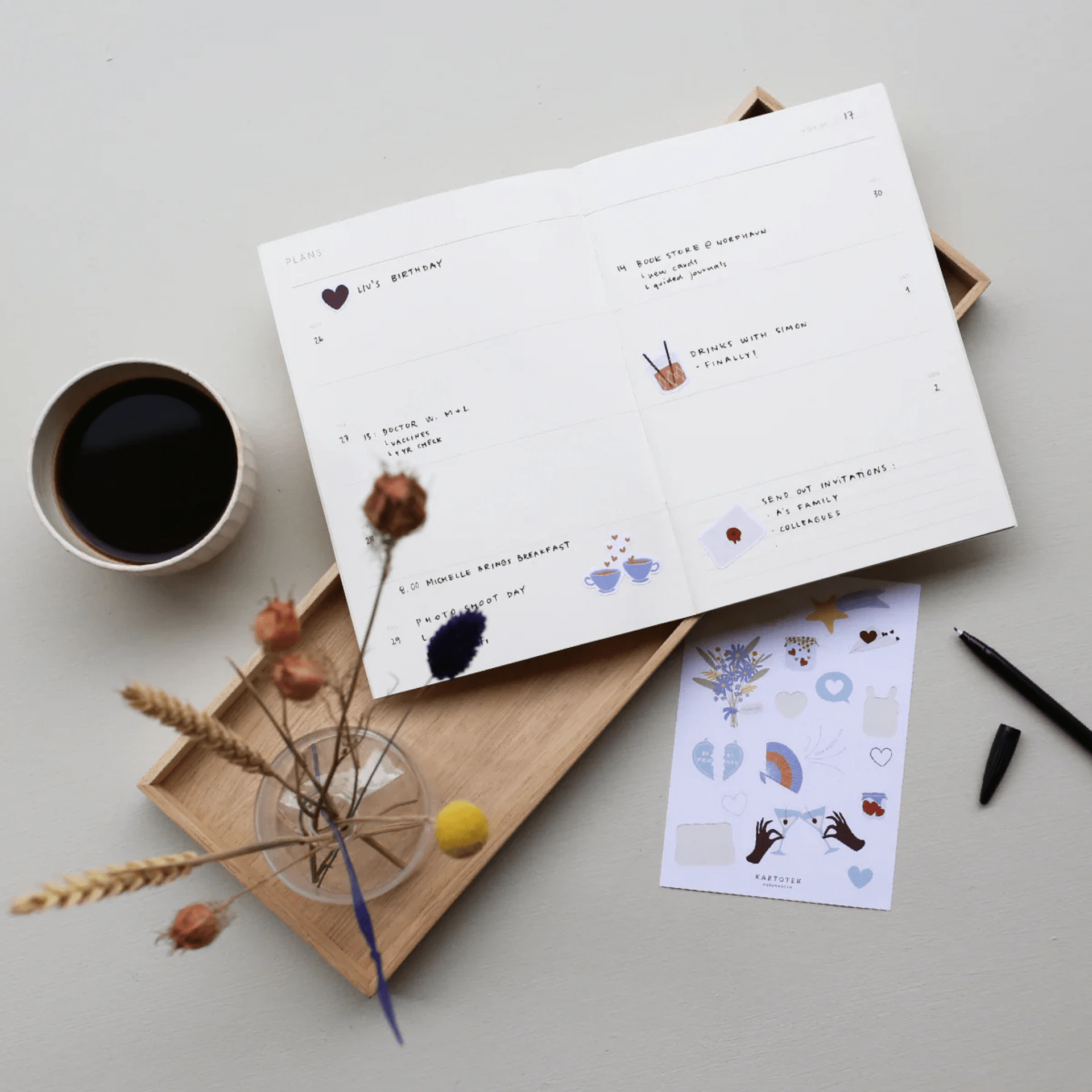 Kartotek Planner Planner Notebook - Weekly