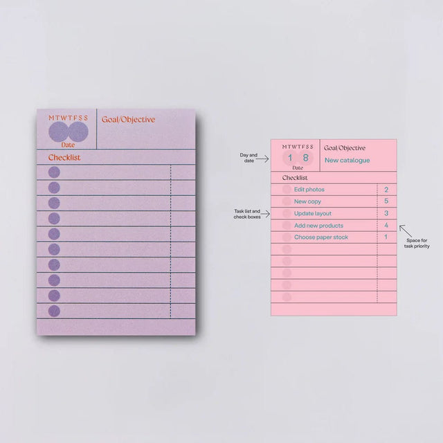 The Completist Planner Post it CheckList