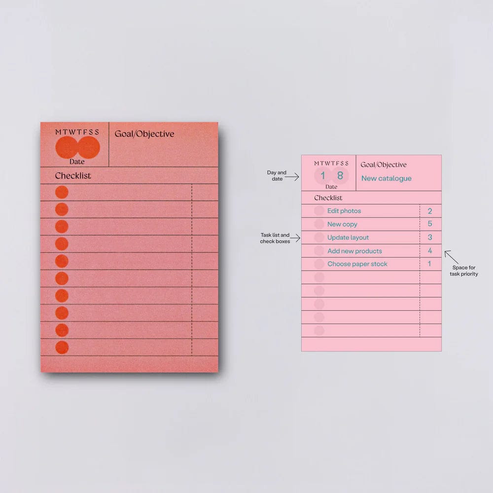 The Completist Planner Post it CheckList