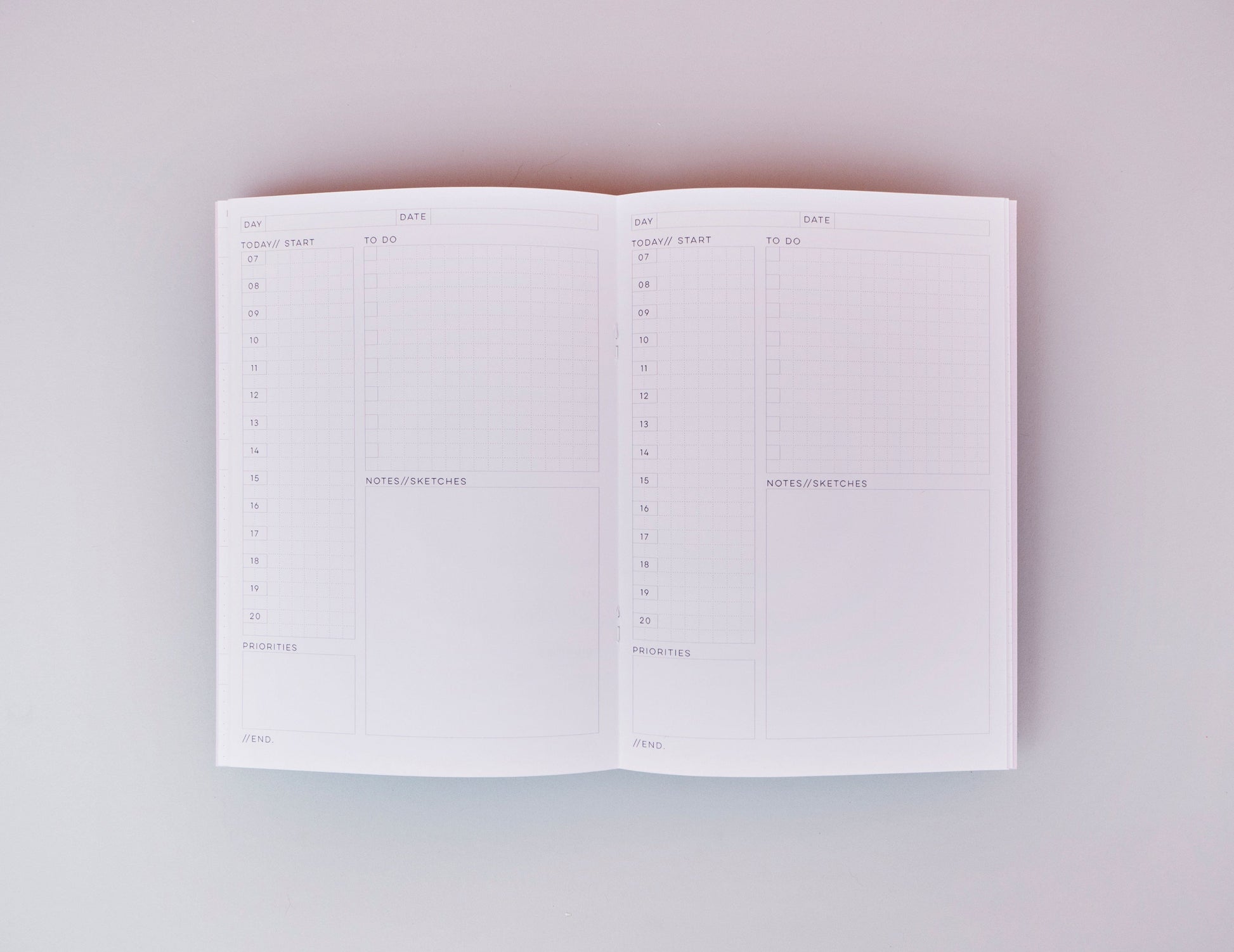 The Completist Planner Project Month Planner Orchard
