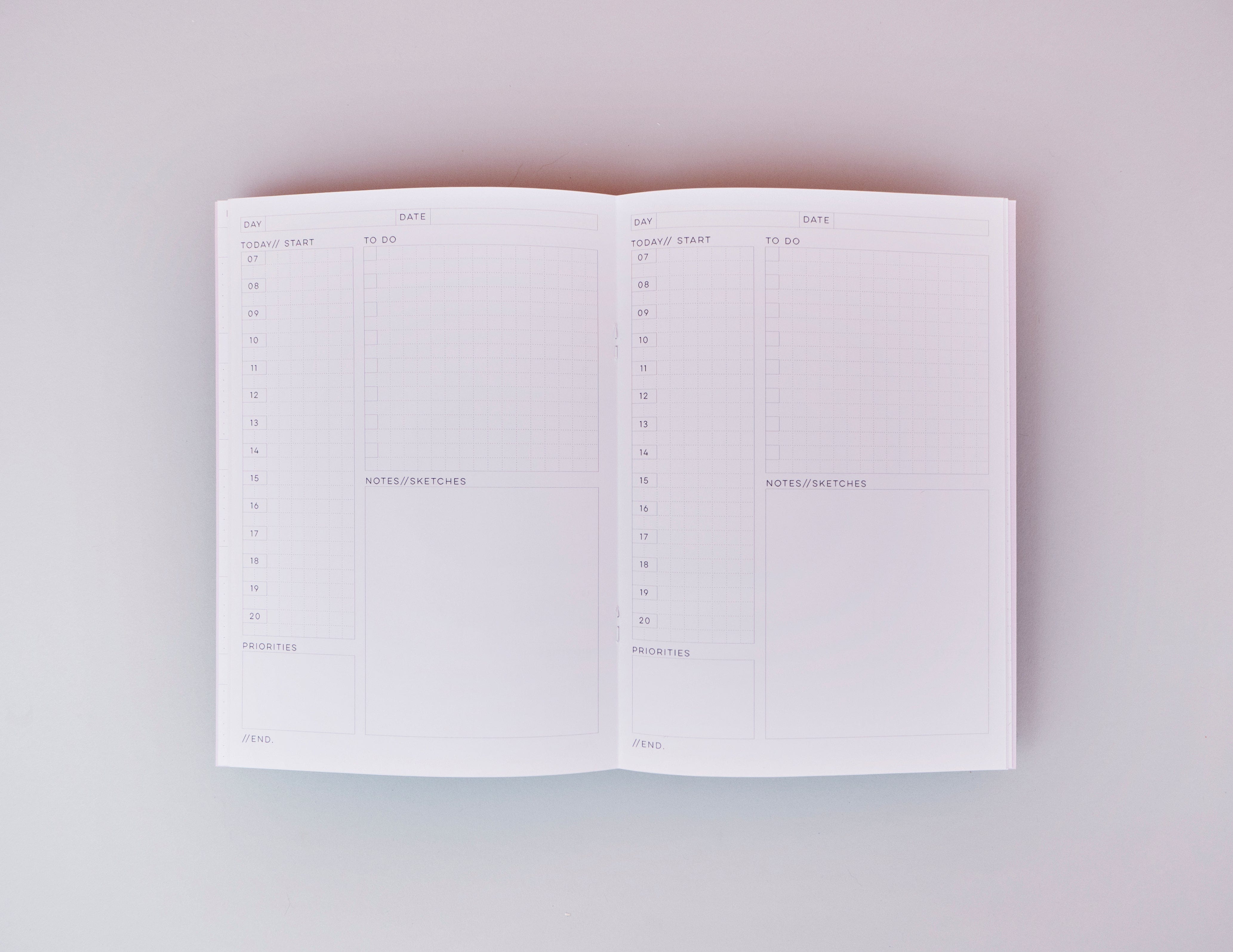 The Completist Planner Project Month Planner Orchard