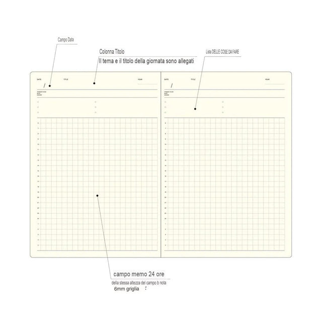 Laconic Planner Style Notebook Laconic - Daily