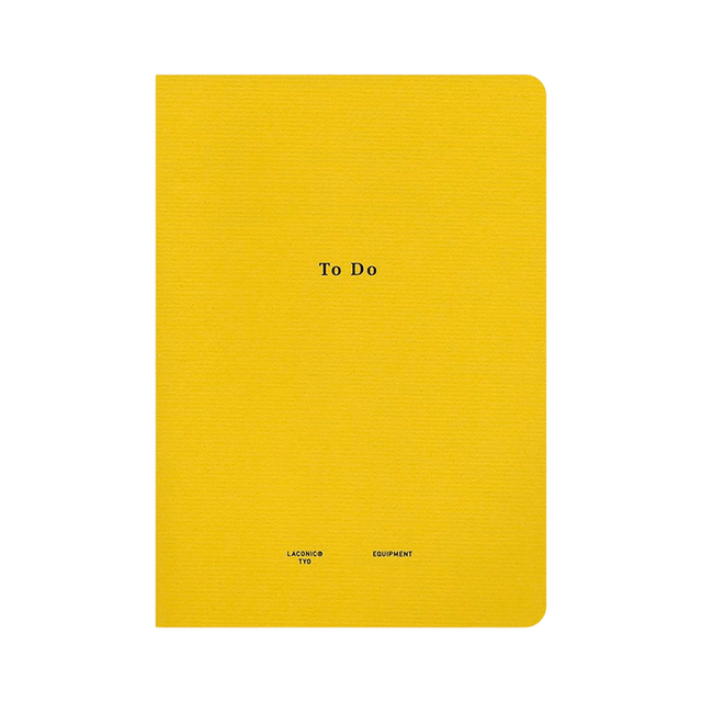 Laconic Planner Style Notebook Laconic - To Do