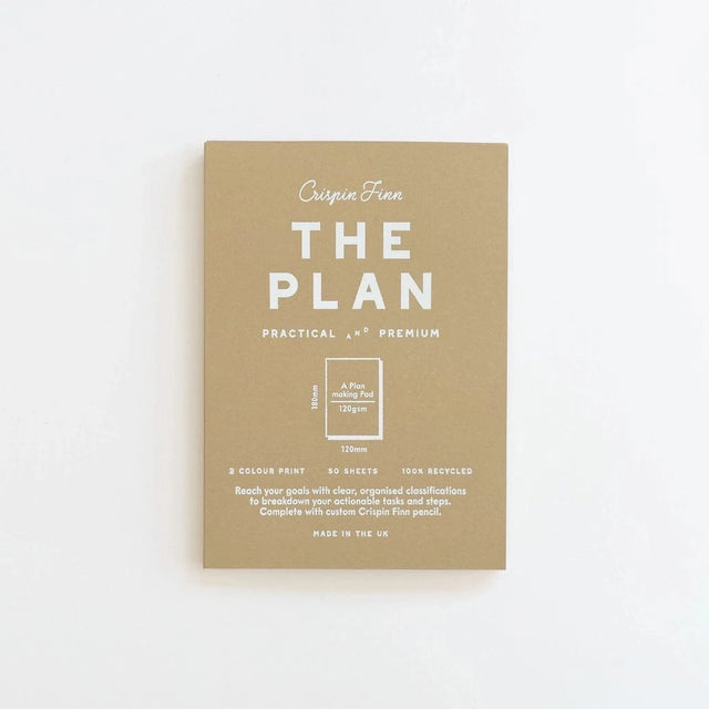 Crispin Finn Planner The Plan Note Pad & pencil