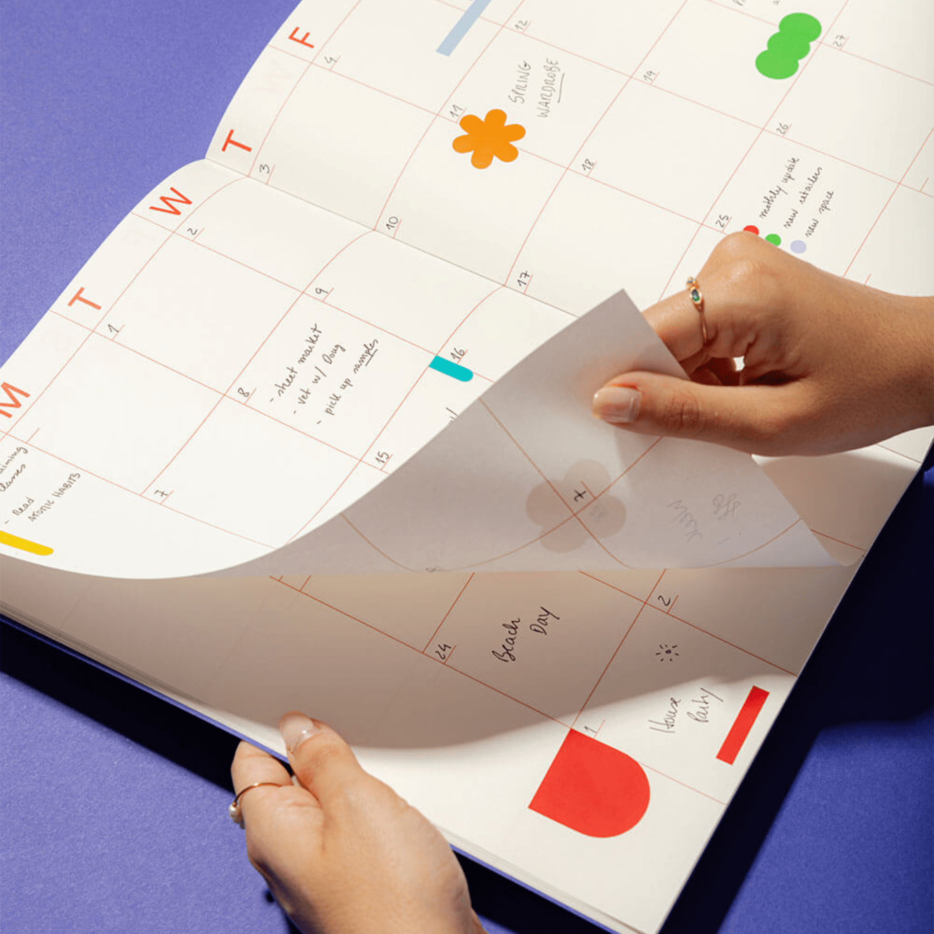 Mishmash Planner Undated Monthly Planner A4