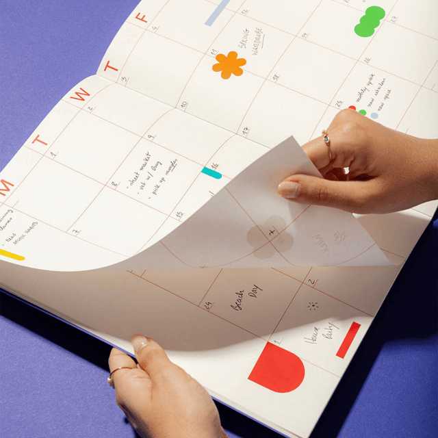 Mishmash Planner Undated Monthly Planner A4