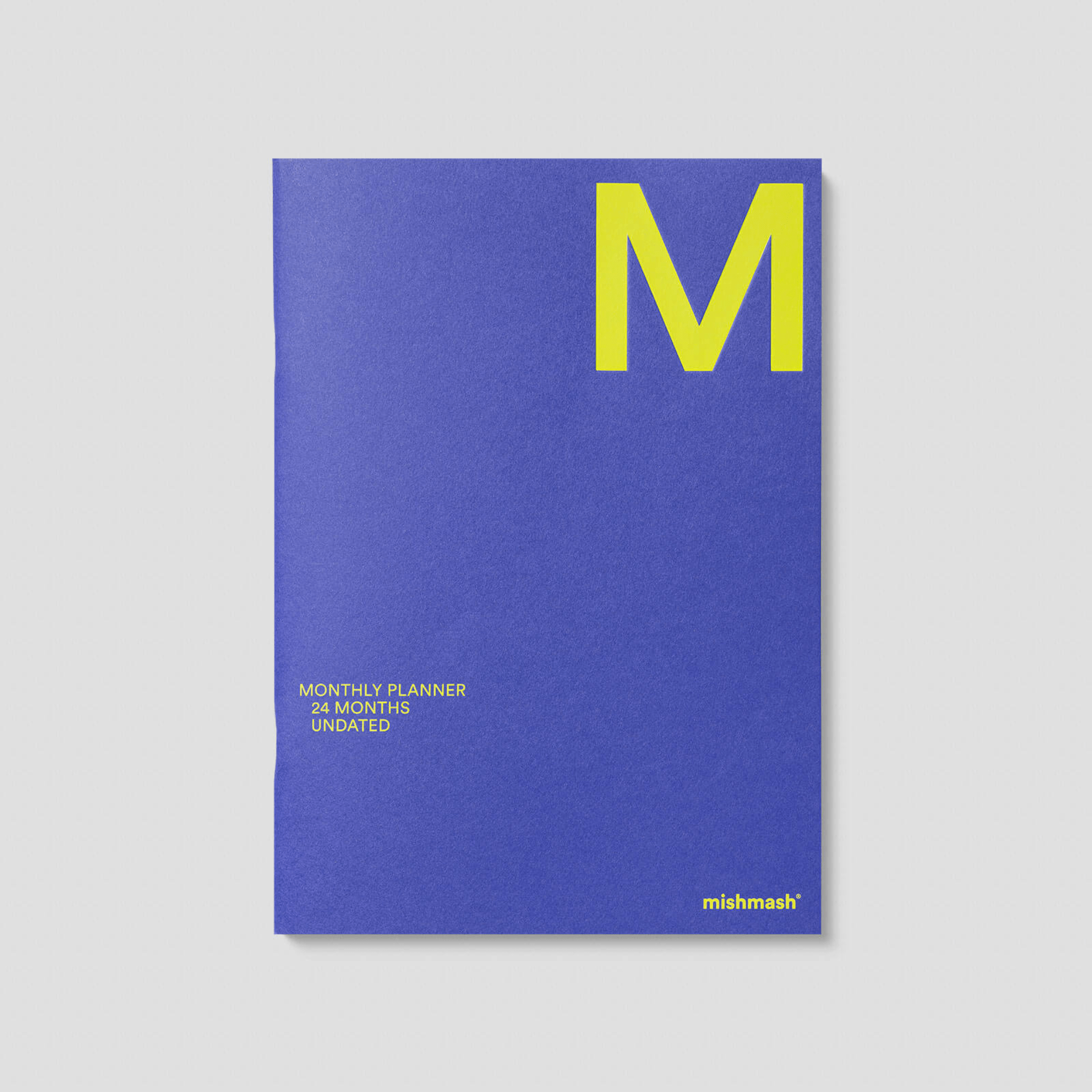 Mishmash Planner PURPLE Undated Monthly Planner A4