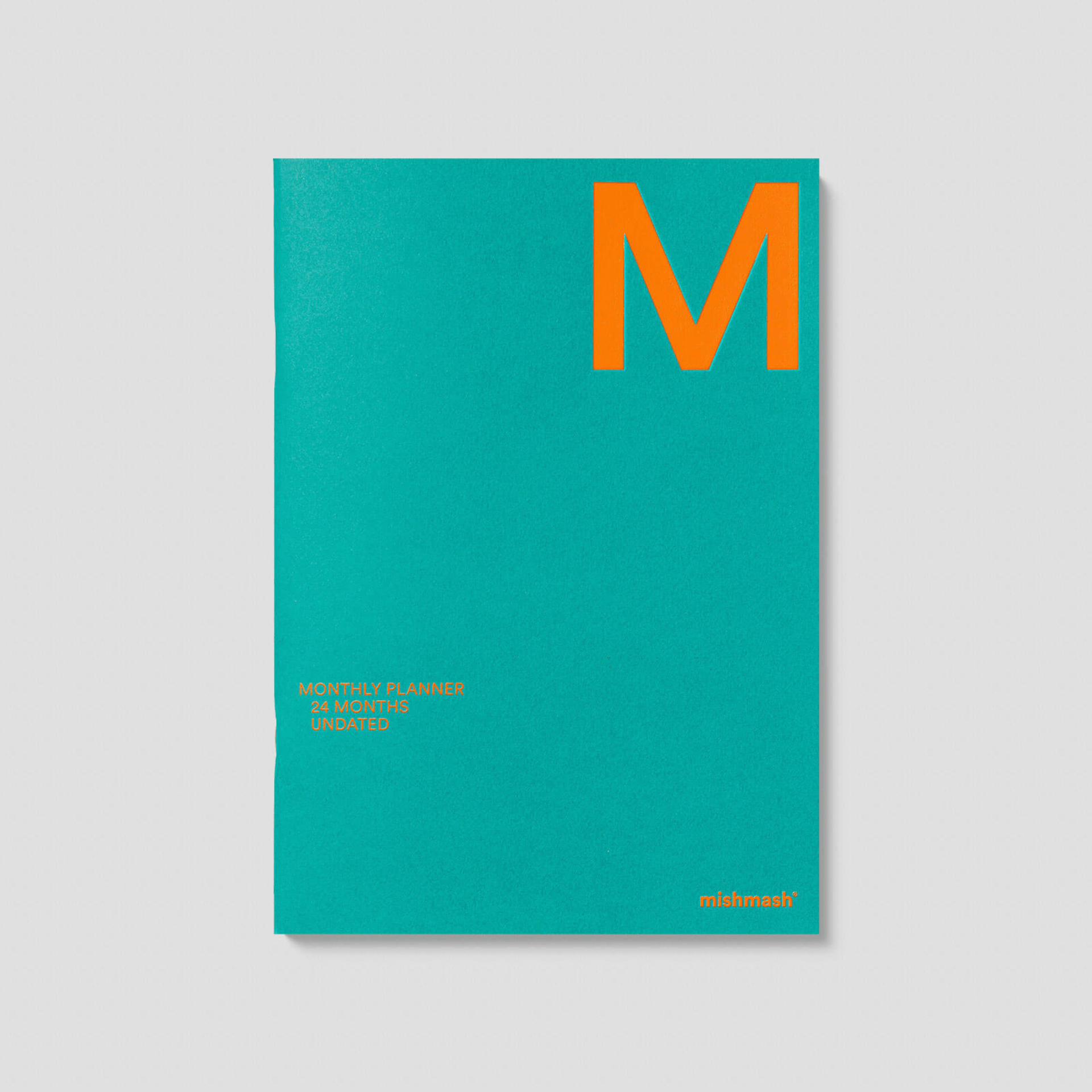 Mishmash Planner GREEN Undated Monthly Planner A4